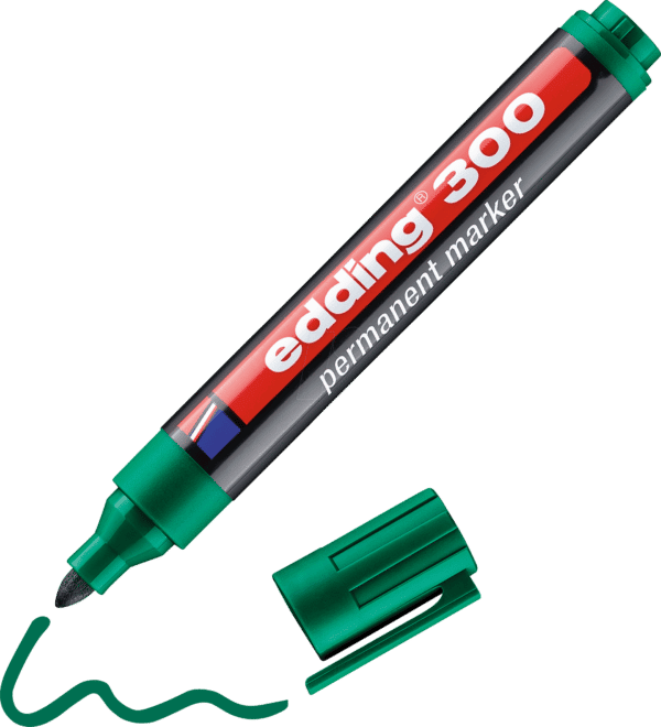 EDDING 300GN - Permanent Marker / grün / 1