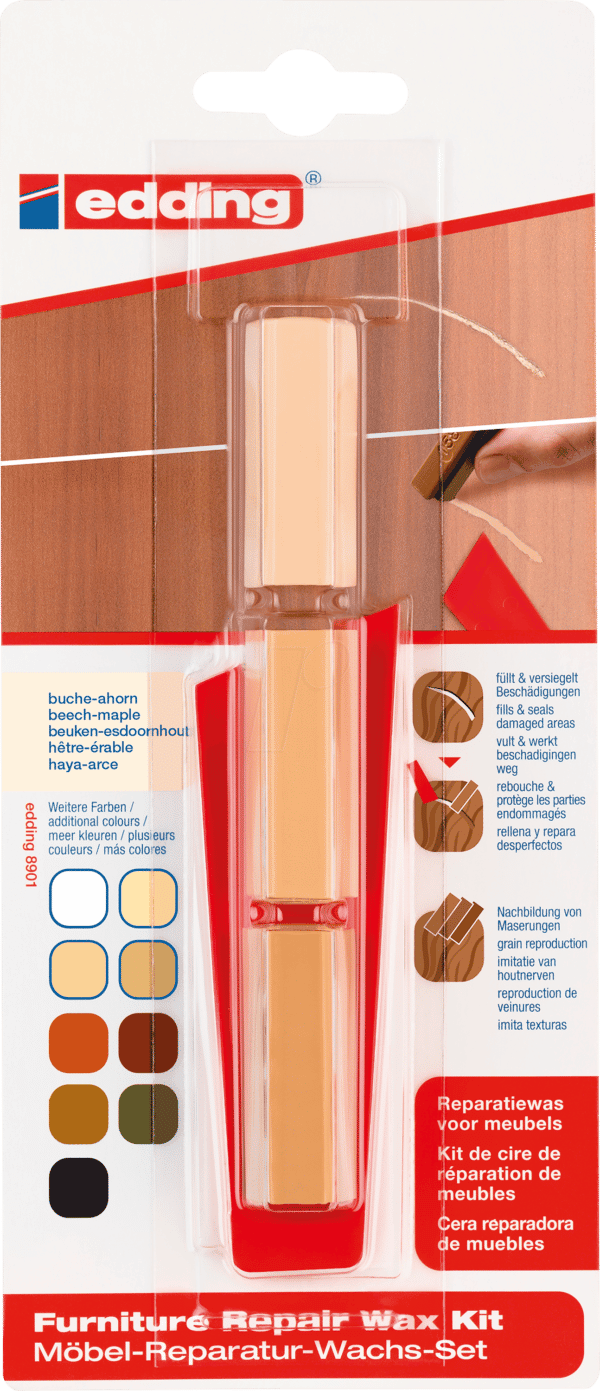 EDDING 8901-4611 - Möbel Wachs buche/ahorn