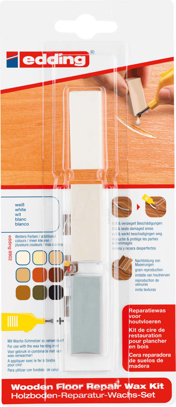 EDDING 8902-4049 - Holzboden Wachs weiß