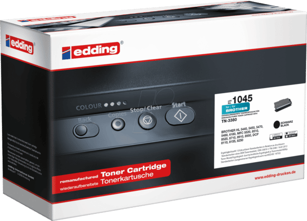 EDDING EDD-1045 - Toner - Brother - schwarz - TN-3380 - rebuilt