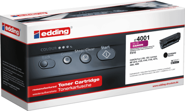 EDDING EDD-4001 - Toner - Canon - schwarz - FX-10 - rebuilt