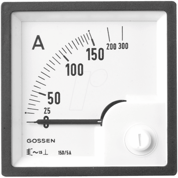 EQB 72-10A - Dreheisen-Messwerk 0-10 A/20 A