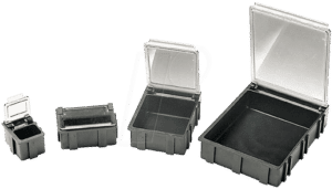 ESD BOX 3 SW - ESD SMD Klappbox 41 x 15 x 37 mm