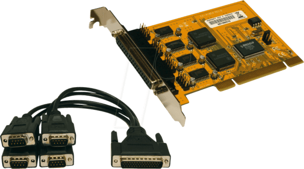 EXSYS EX-41054 - EXSYS PCI Karte 4S Seriell RS-232 + Kabel