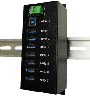 EXSYS EX1187HMVS - USB 3.0 HUB mit 7 Ausgängen (für Industrielle Anwendung)