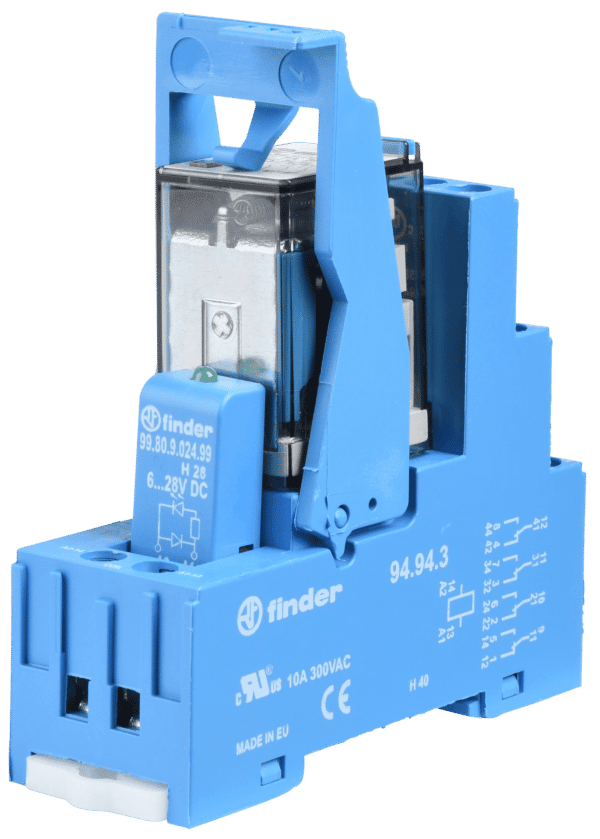 FIN 59.34.8 24V - Koppelrelais - 4 Wechsler