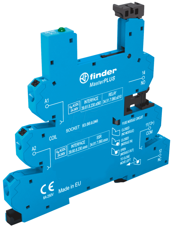 FIN 93.66 24-240 - Relaisfassung - Push-In