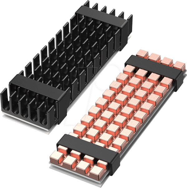 GG 18007 - 2x Kühlkörper für M.2 SSD 2280