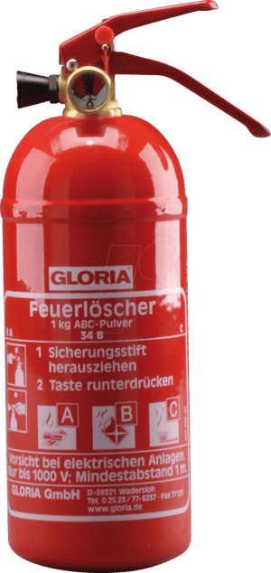 GLORIA PDE1GA - Feuerlöscher