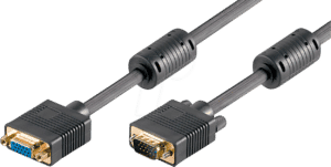 GOOBAY 50486 - VGA Monitor Kabel 15-pol VGA Verlängerung