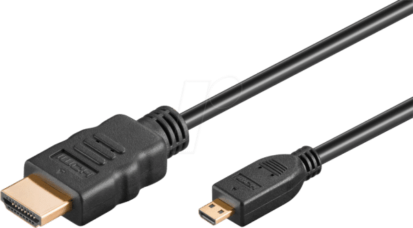 GOOBAY 53785 - High Speed Micro HDMI™ Kabel mit Ethernet (4K/60Hz)