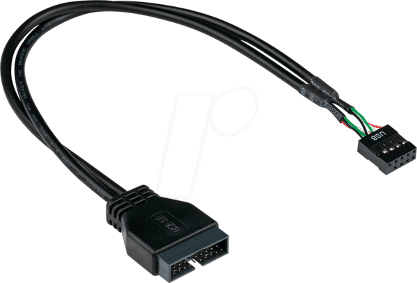 GC 5021-PST3 - USB 3.0 Pin-Header Stecker auf USB 2.0 Pin-Header Buchse