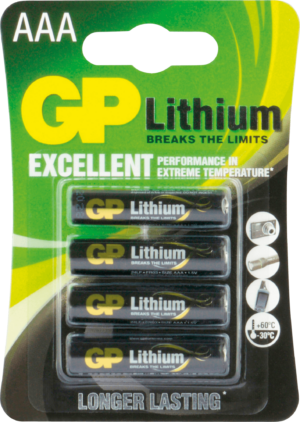 GP LI4 AAA - Lithium Batterie