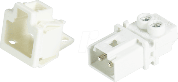 GST 15I2 S RW W - Geräteanschluss (Snap-in) - Stecker