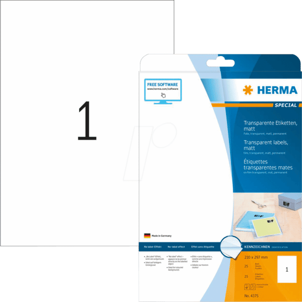 HERMA 4375 - Folien-Etiketten