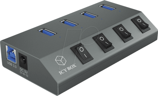 ICY IB-HUB1405 - USB 3.0 4 Port Hub