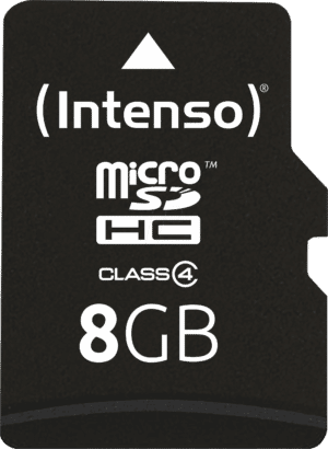 INTENSO MSDHC8G - MicroSDHC-Speicherkarte  8GB