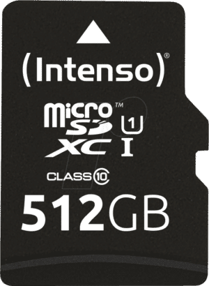 INTENSO 3423493 - MicroSDXC-Speicherkarte 512GB
