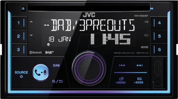 JVC KW-DB93BT - Autoradio