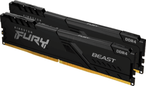 40KI6426-2016FB - 64 GB DDR4 2666 CL16 Kingston FURY Beast Black 2er Kit