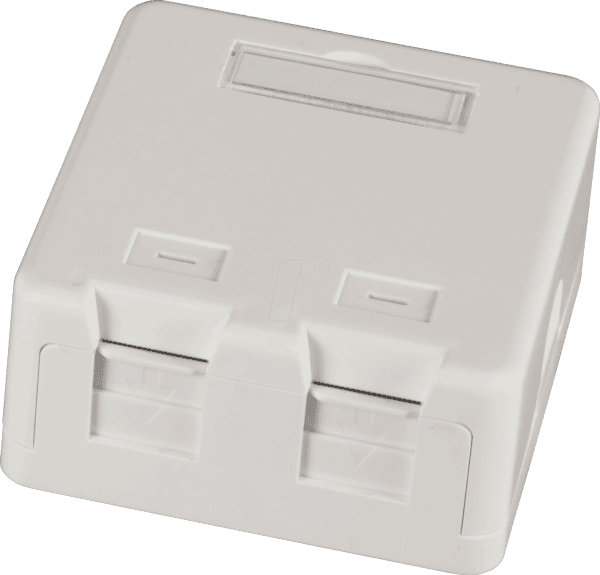 KS ET-25168 - Keystone Verteilerbox Aufputz 2-fach