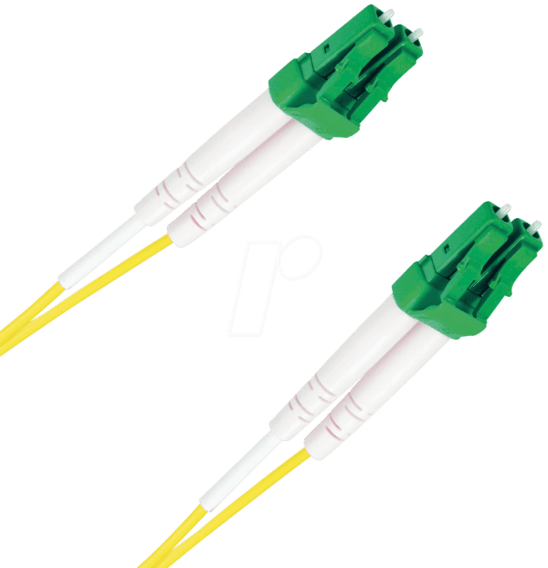 LCALCA09DYE2 - LCA-LCA SM OS1/OS2 DUPLEX 2M  Schraegschliff