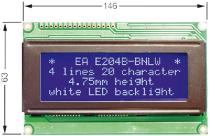 LCD 204T BL - LCD-Modul