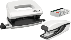 LEITZ 55612001 - NeXXt WOW Set Mini-Heftgerät und -Locher