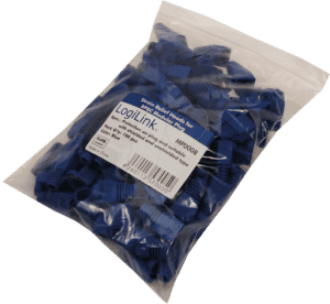 LOGILINK MP0008 - Modulare Knickschutzhülle 100 Stk. blau