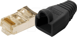 LOGILINK MP0012 - Modularstecker CAT5e schwarz 100 Stk.