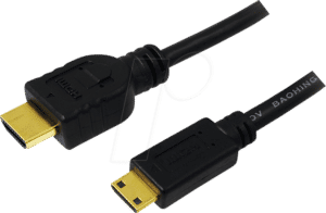 LOGILINK CH0023 - HDMI Mini-C Stk. > HDMI A Stk.