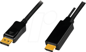 LOGILINK CH0090 - DP 1.2 auf HDMI A Stecker + USB-A