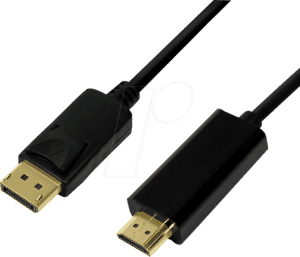 LOGILINK CV0129 - DisplayPort 1.2 auf HDMI A Stecker