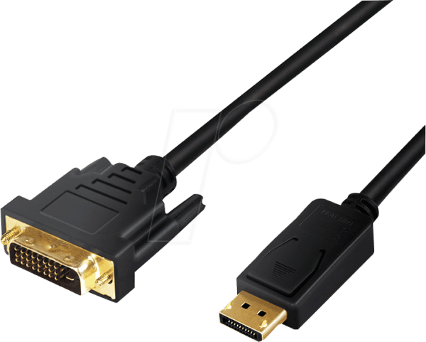 LOGILINK CV0133 - Displayport 1.2 Stecker auf  DVI 24+1 Stecker