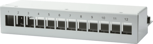 LOGILINK NK4051 - Stahlgehäuse für 8 Keystone Module