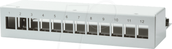 LOGILINK NK4052 - Stahlgehäuse für 12 Keystone Module