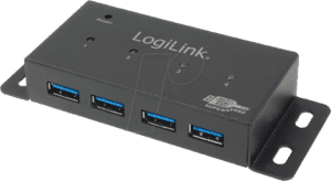 LOGILINK UA0149 - USB 3.0 Hub 4-Port mit Netzteil