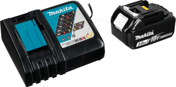 MAK 191A24-4 - Makita Energy Kit 191A24-4 BL1830B + DC18RC