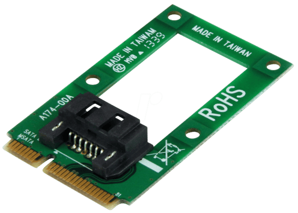 ST MSAT2SAT3 - mSATA > SATA Festplatten Adapter