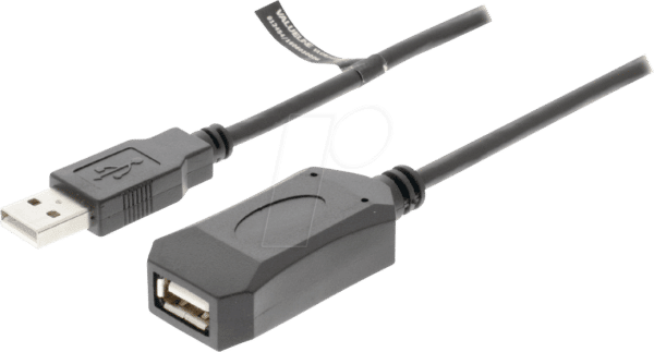 N CCGP60EXTBK100 - Aktives USB 2.0-Verlängerungskabel
