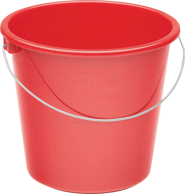 EIMER 5L RT - Haushaltseimer 5l rot