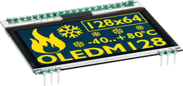 EA OLEDM128-6LGA - Grafik-OLED