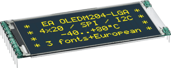 EA OLEDM204-LGA - Text-OLED