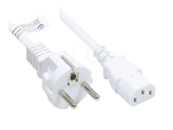 GC P0030-W010 - Netzkabel Typ E+F CEE 7/7 auf C13