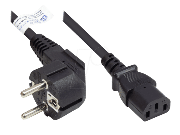 GC P0130-S007 - Netzkabel Typ E+F CEE 7/7 auf C13