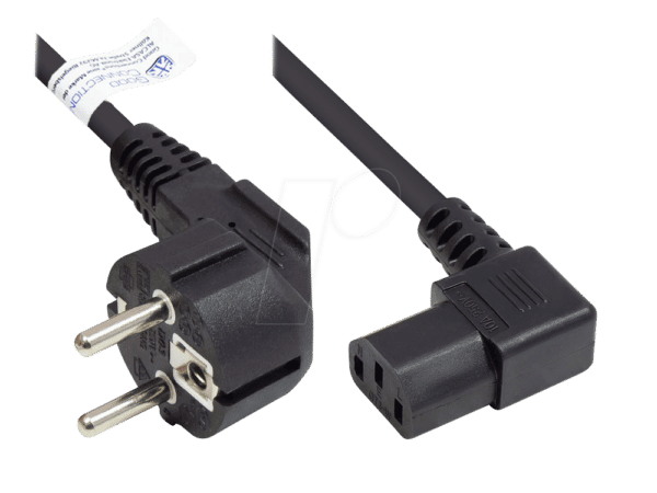 GC P0131-S030 - Netzkabel Typ E+F CEE 7/7 auf C13