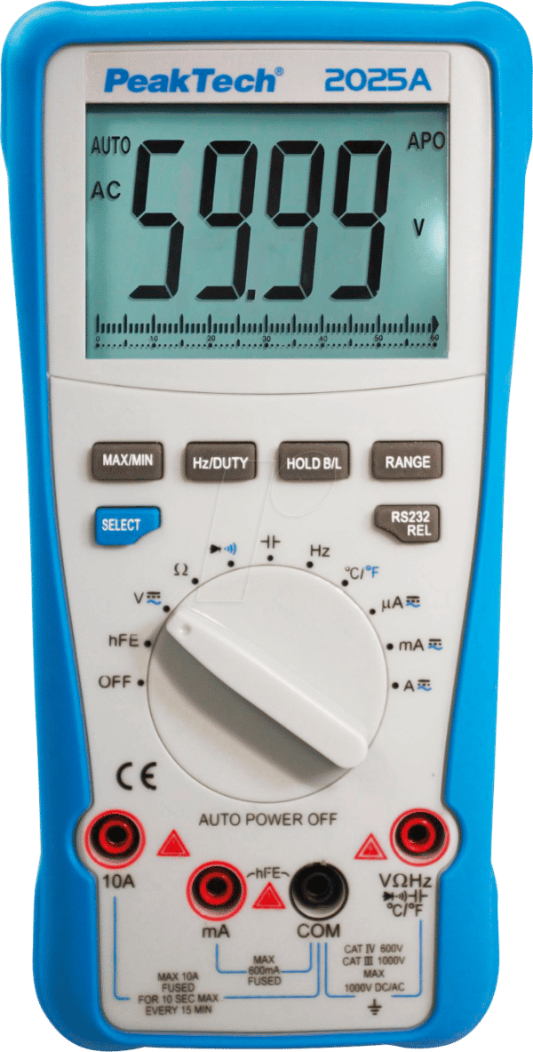 PEAKTECH 2025 A - Multimeter