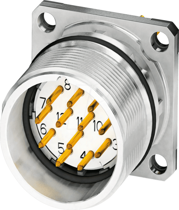 PHOE 1619909 - Einbaustecker - CA - 12-polig