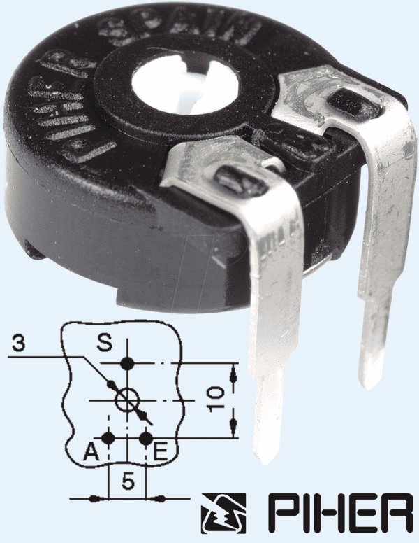 PT 10-L 100 - Einstellpotentiometer