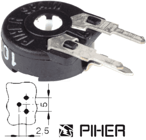 PT 10-S 250K - Einstellpotentiometer